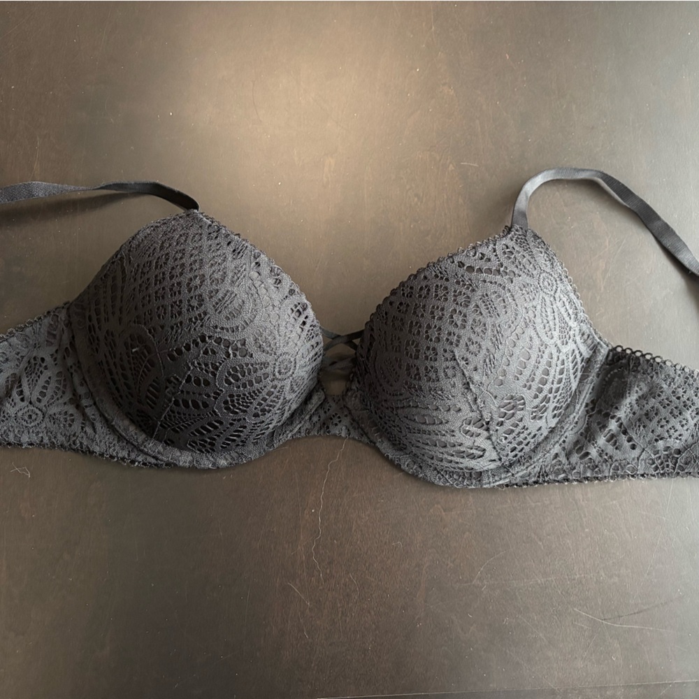 Elegant Black Lace Bra